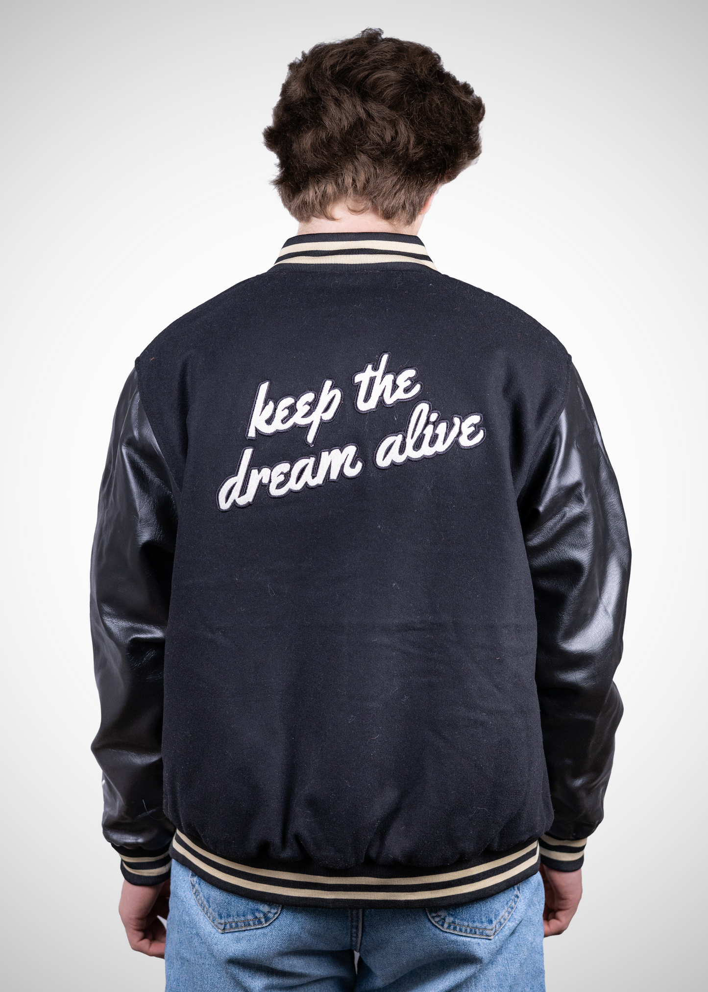 KEEP THE DREAM ALIVE VARSITY JACKET
