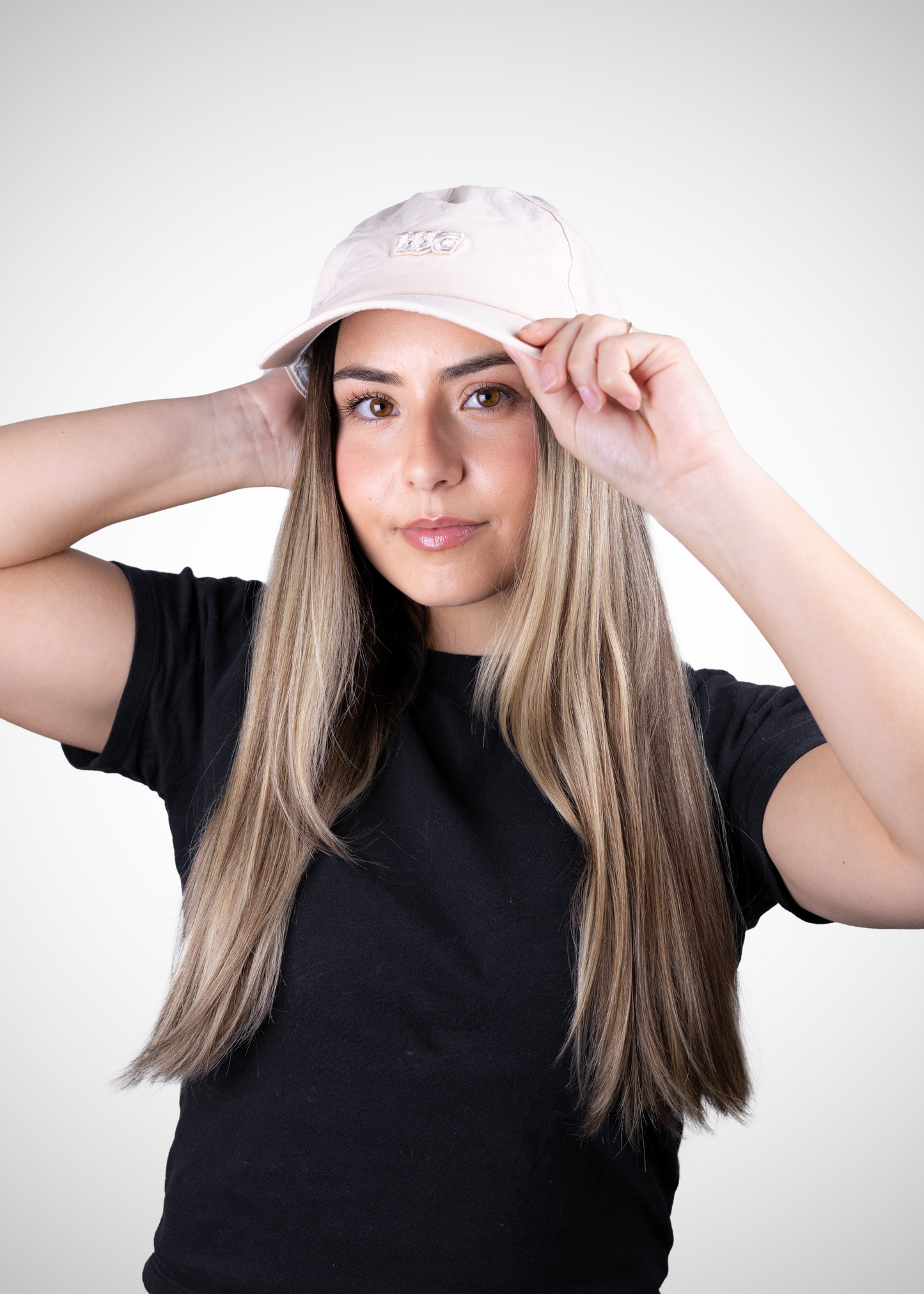 NYLON DAD HAT - CREAM